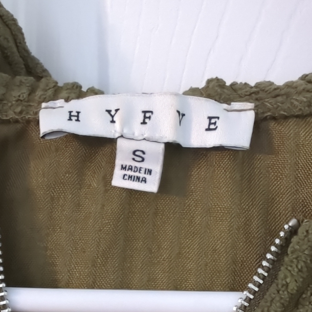 HYFVE Olive Corduroy Zip-Up Jacket - Picture 2 of 2